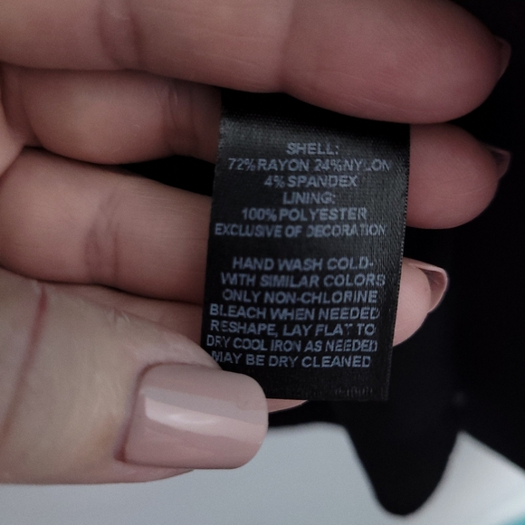 WHITE HOUSE BLACK MARKET Women's Black Full Zip Pea Coat SMALL - Picture 11 of 16